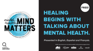 Healing begins with talking about mental health